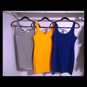 H&M stretchy cotton dresses medium